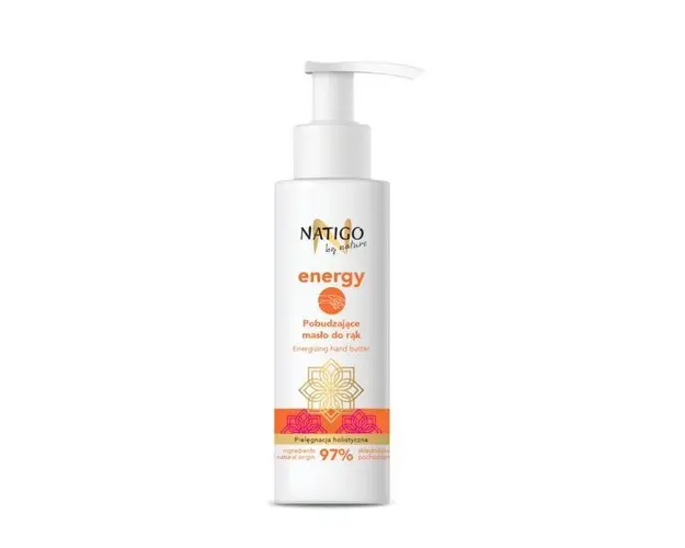Unt de maini Holistic Line energizant - 97% natural ingredients, 100ml