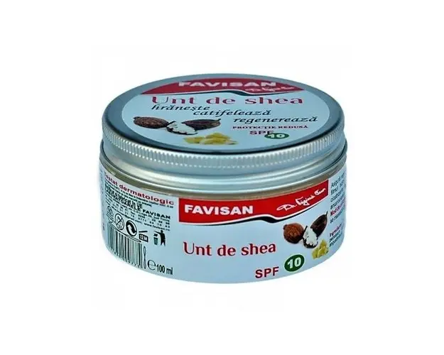 Unt de Shea SPF 10 Favisan, 100 ml