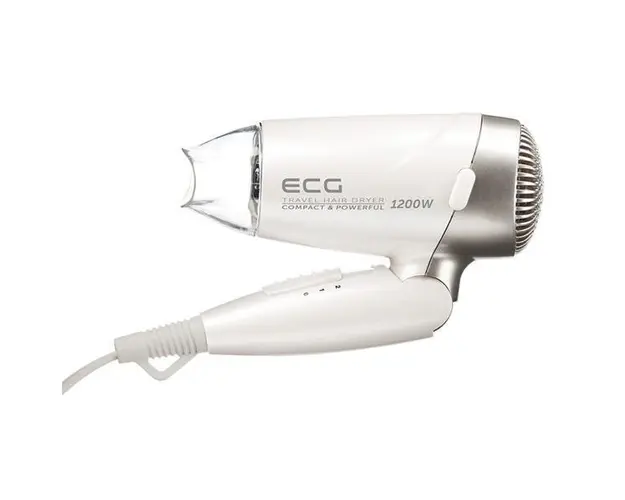 Uscator de par pentru voiaj ECG VV 1200 travel S, 1200 W, compact, elegant