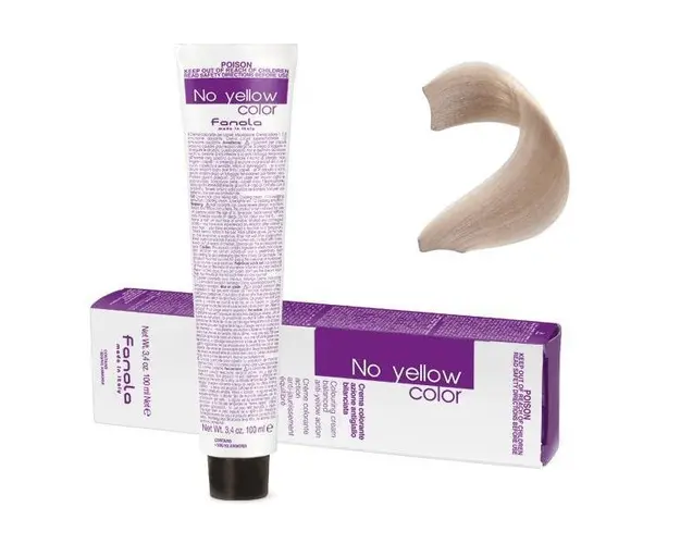 Vopsea Crema Anti-Ingalbenire Fanola No Yellow Color 9 ICE Blond Foarte Deschis Rece, 100ml