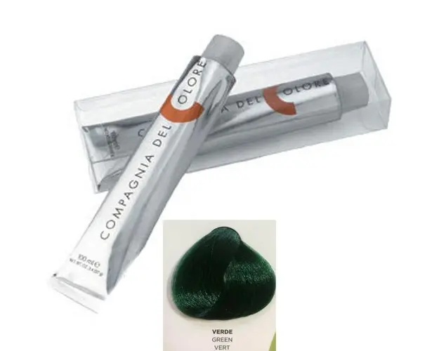 Vopsea Crema Compagnia del Colore, nuanta Green, 100 ml - Corector