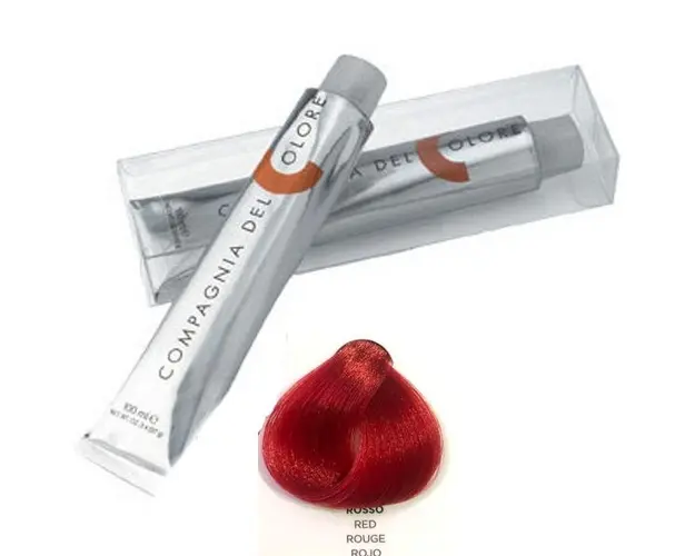 Vopsea Crema Compagnia del Colore, nuanta Red, 100 ml - Corector