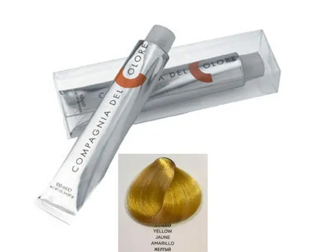 Vopsea Crema Compagnia del Colore, nuanta Yellow, 100 ml - Corector