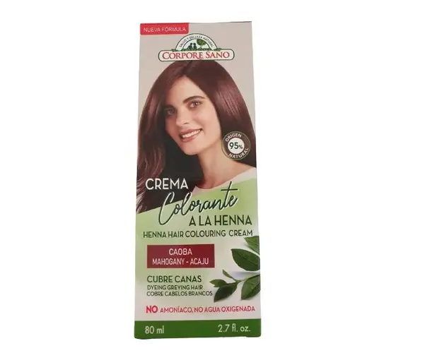 Vopsea Crema Henna Semipermanenta Mahon Corpore Sano, 60ml