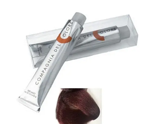 Vopsea Crema Permanenta Compagnia del Colore, nuanta Biondo Scuro Rame 6.4, 100 ml - Amonia Free