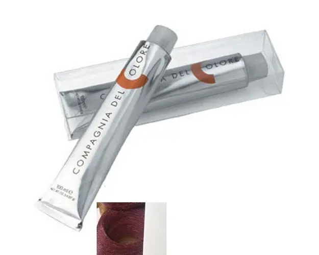 Vopsea Crema Permanenta Compagnia del Colore, nuanta Biondo Scuro Rosso 6.6, 100 ml - Amonia Free
