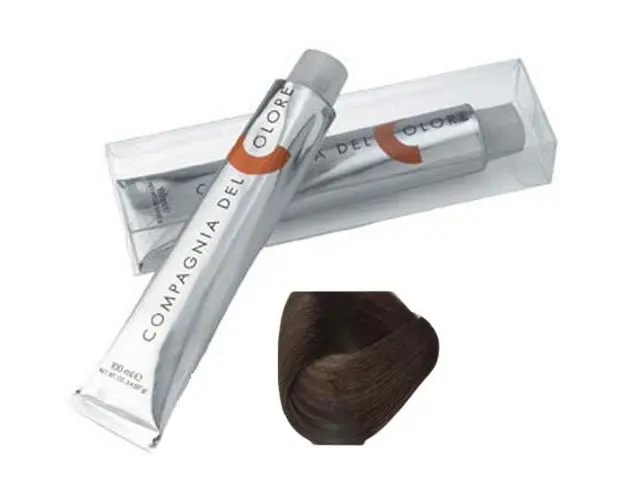 Vopsea Crema Permanenta Compagnia del Colore, nuanta Castano 4, 100 ml