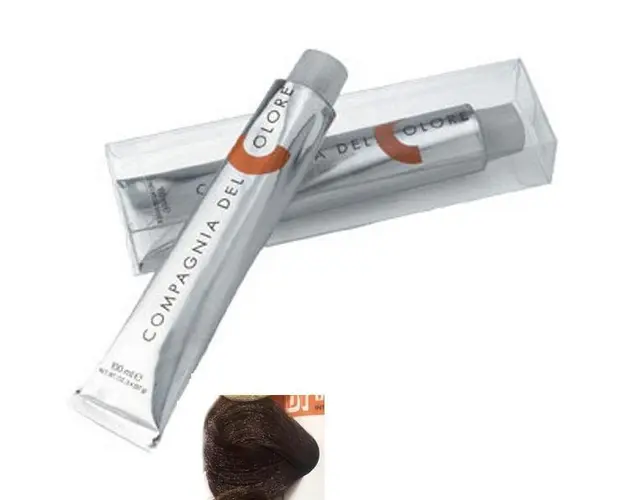 Vopsea Crema Permanenta Compagnia del Colore, nuanta Castano Chiaro Dorato Intenso 5.33, 100 ml