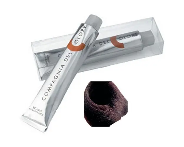 Vopsea Crema Permanenta Compagnia del Colore, nuanta Castano Chiaro Viola Intenso 5.22, 100 ml