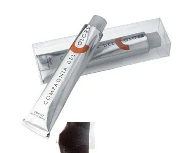 Vopsea Crema Permanenta Compagnia del Colore, nuanta Castano Chiaro Viola Intenso 5.22, 100 ml - Amonia Free