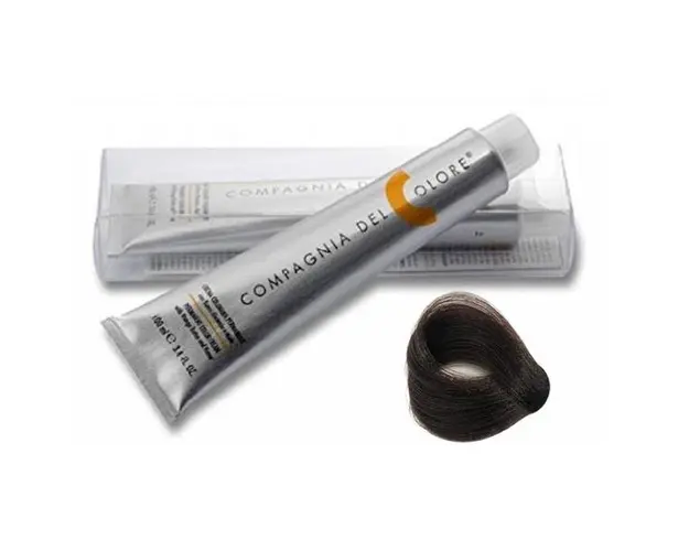 Vopsea Crema Permanenta Compagnia del Colore, nuanta Castano Dorato 4.3, 100 ml