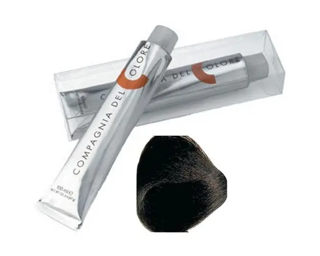 Vopsea Crema Permanenta Compagnia del Colore, nuanta Castano Dorato 4.3, 100 ml