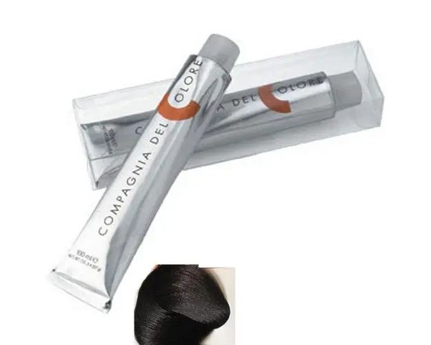 Vopsea Crema Permanenta Compagnia del Colore, nuanta Castano Extra Intenso 4.000, 100 ml