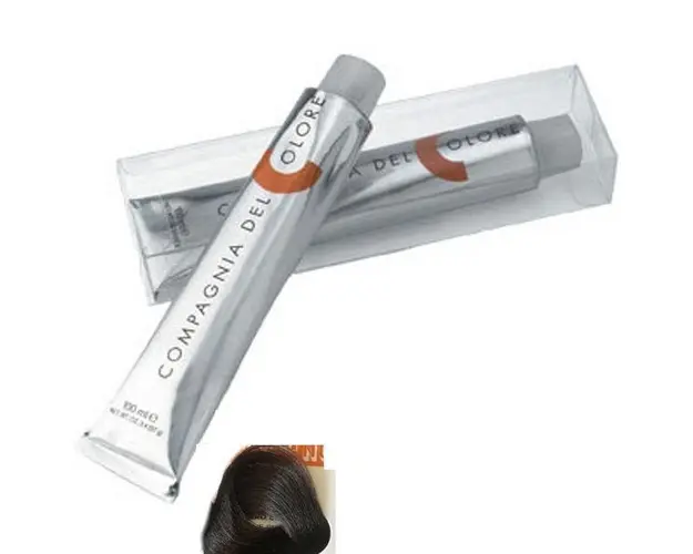 Vopsea Crema Permanenta Compagnia del Colore, nuanta Castano Naturale Cenere 4.01, 100 ml