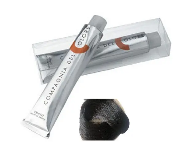 Vopsea Crema Permanenta Compagnia del Colore, nuanta Castano Scuro 3, 100 ml - Amonia Free
