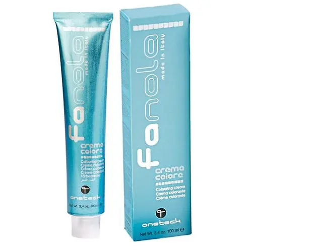 Vopsea Crema Permanenta Fanola 1.10 Negru Albastrui, 100ml