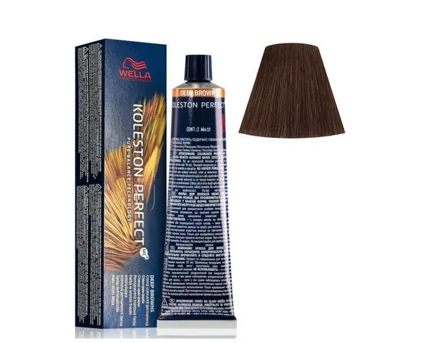 Vopsea Crema Permanenta - Wella Professionals Koleston Perfect ME+ Deep Browns, nuanta 6/7 Blond Inchis Castaniu