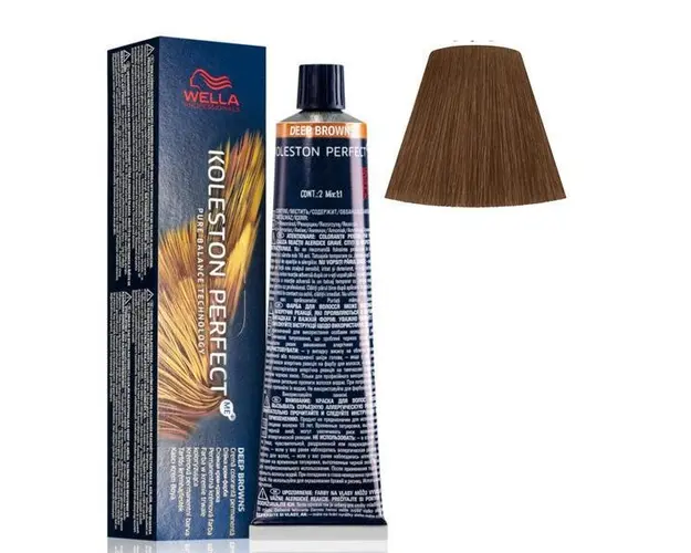 Vopsea Crema Permanenta - Wella Professionals Koleston Perfect ME+ Deep Browns, nuanta 7/7 Blond Mediu Castaniu