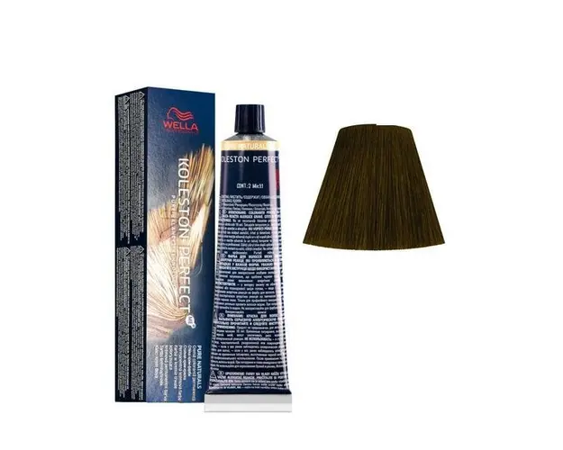 Vopsea Crema Permanenta - Wella Professionals Koleston Perfect ME+ Pure Naturals, nuanta 5/00 Castaniu Deschis Natural