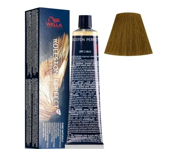 Vopsea Crema Permanenta - Wella Professionals Koleston Perfect ME+ Pure Naturals, nuanta 7/0 Blond Mediu