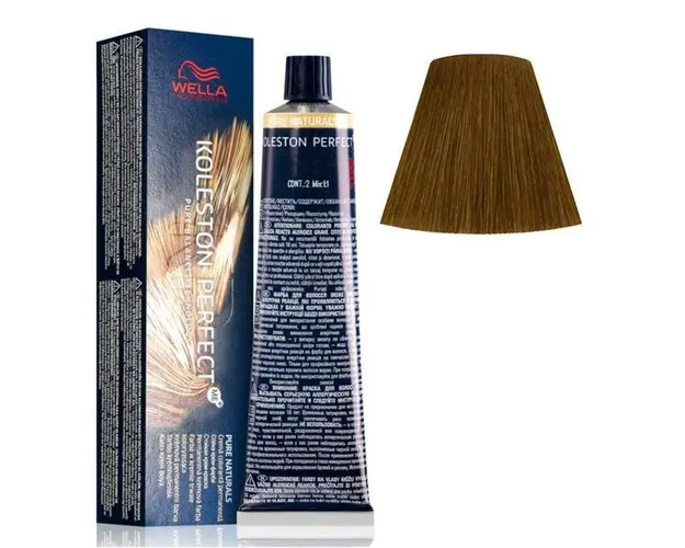 Vopsea Crema Permanenta - Wella Professionals Koleston Perfect ME+ Pure Naturals, nuanta 77/0 Blond Mediu Intens