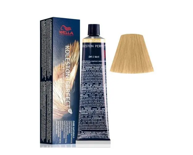 Vopsea Crema Permanenta - Wella Professionals Koleston Perfect ME+ Pure Naturals, nuanta 99/0 Blond Luminos Intens