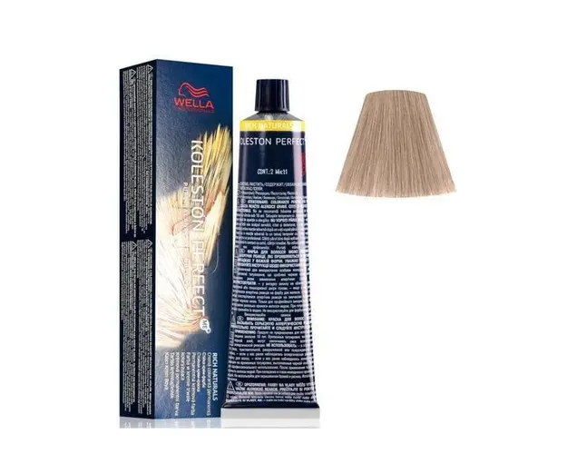 Vopsea Crema Permanenta - Wella Professionals Koleston Perfect ME+ Rich Naturals, nuanta 10/97 Blond Luminos Deschis Albastru Maro