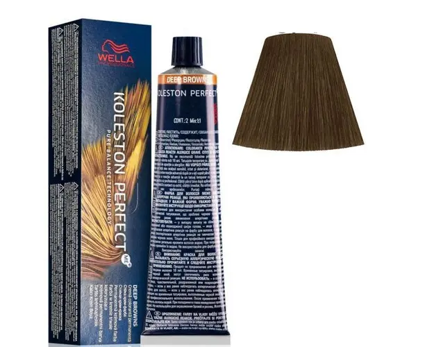 Vopsea Crema Permanenta - Wella Professionals Koleston Perfect ME+ Rich Naturals, nuanta 6/1 Blond Inchis Cenusiu