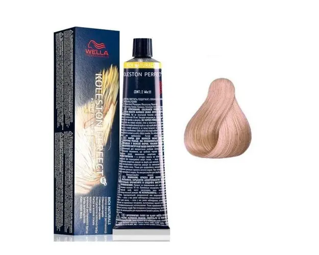 Vopsea Crema Permanenta - Wella Professionals Koleston Perfect ME+ Rich Naturals, nuanta 9/96 Blond Luminos Perlat Violet