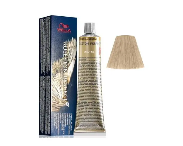 Vopsea Crema Permanenta - Wella Professionals Koleston Perfect ME+ Special Blonde, nuanta 12/1 Blond Special Cenusiu