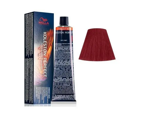 Vopsea Crema Permanenta - Wella Professionals Koleston Perfect ME+ Vibrant Reds, nuanta 6/45 Blond Inchis Intens Rosu Mahon