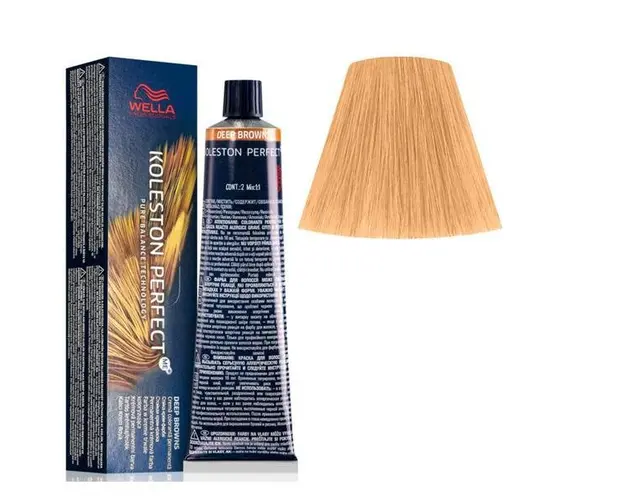 Vopsea Crema Permanenta - Wella Professionals Koleston Perfect Pure Naturals, nuanta 10/04 Blond Luminos Deschis Roscat Natural