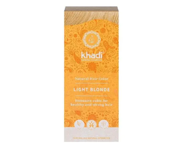Vopsea de Par Henna pentru Blond Deschis Khadi, 100 g