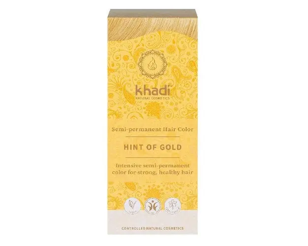 Vopsea de Par Henna pentru Golden Blond Khadi, 100 g
