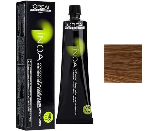 Vopsea de Par Demi-permanenta L'Oreal Professionnel Inoa 9.12 Very Light Iridescent Ash Blonde Hight Resist, 60 m