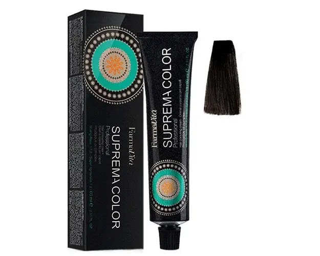 Vopsea Permanenta - FarmaVita Suprema Color Professional, nuanta 3.0 Dark Brown, 60 ml