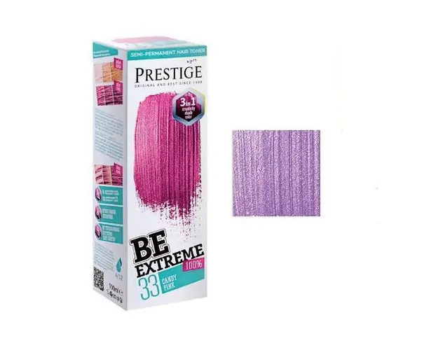Vopsea de Par Semi-Permanenta Rosa Impex BeExtreme Prestige VIP&#039;s, nuanta BE40 Lavender, 100 ml