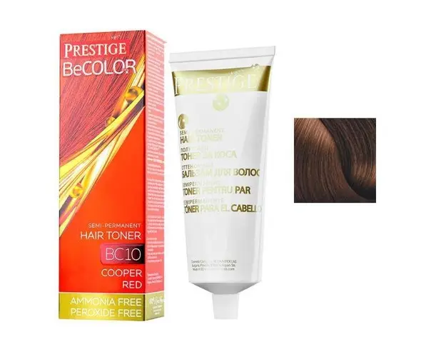 Vopsea de Par Semi-Permanenta Rosa Impex Prestige VIP&#039;s BeColor Hair Toner, nuanta BC05 Dark Chestnut, 100ml