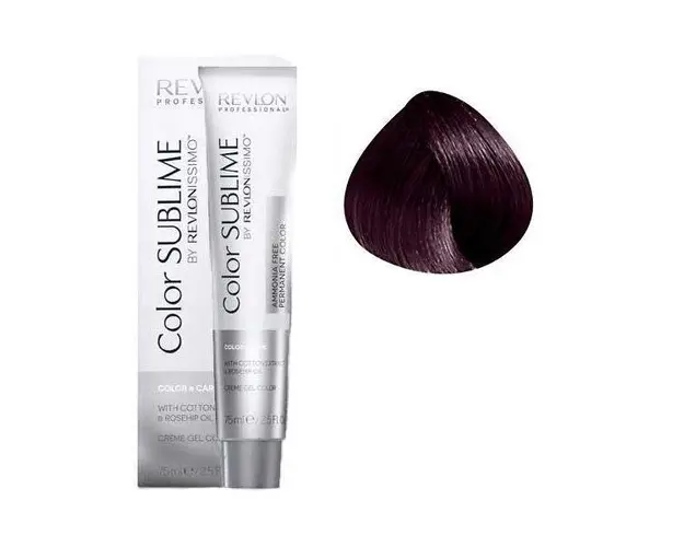 Vopsea Demi-permanenta - Revlon Professional Color Sublime by Revlonissimo, nuanta 4.20 Intense Medium Violet Brown, 75 ml