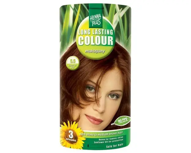 Vopsea par, Long Lasting Colour, 5.5 Mahogany, Hennaplus