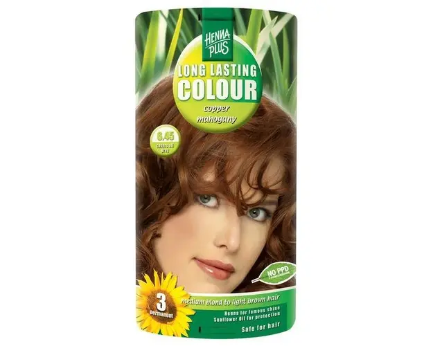 Vopsea par, Long Lasting Colour, 6.45 Copper Mahogany, Hennaplus