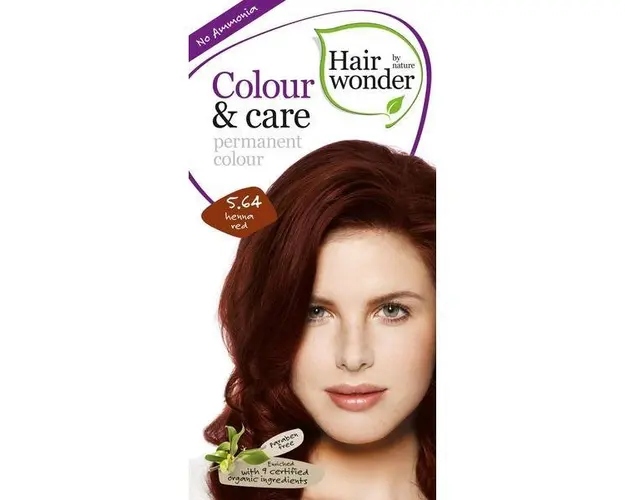 Vopsea par naturala, Colour & Care, 5.64 Henna Red, Hairwonder