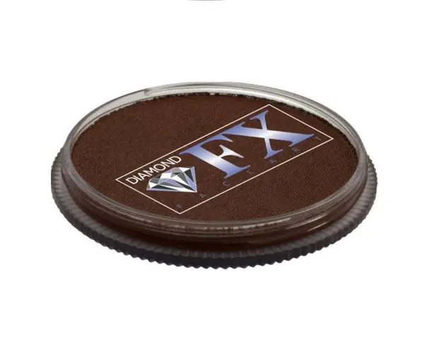 Vopsea pentru fata sau corp, Diamond FX Maro Mat, 30 g