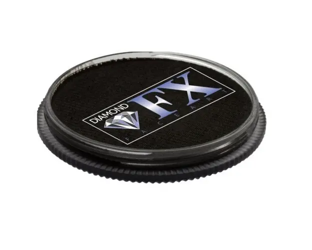 Vopsea pentru fata sau corp, Diamond FX Negru Mat, 30 g