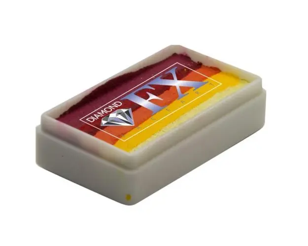 Vopsea pentru fata sau corp, Diamond FX Splitcake Apus de Soare, 28 g