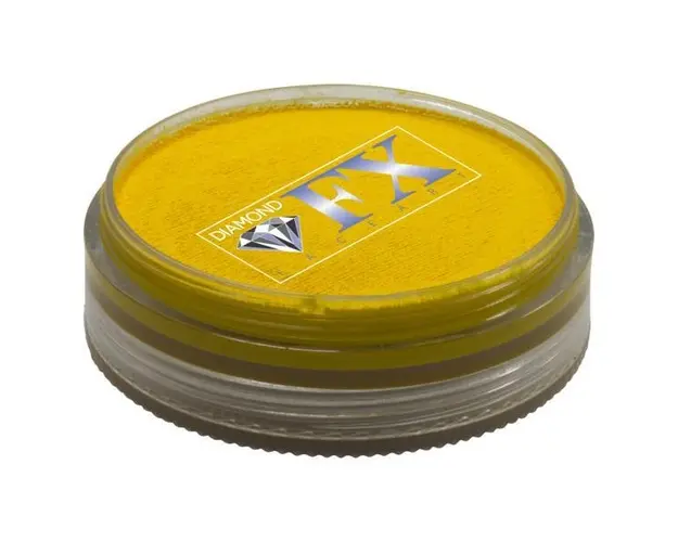 Vopsea pentru fata sau corp, Diamond FX Galben Mat, 45 g