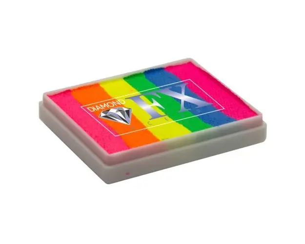 Vopsea pentru machiaj prostetic si efecte speciale, Diamond FX Splitcake Stropi de culoare, 50 g