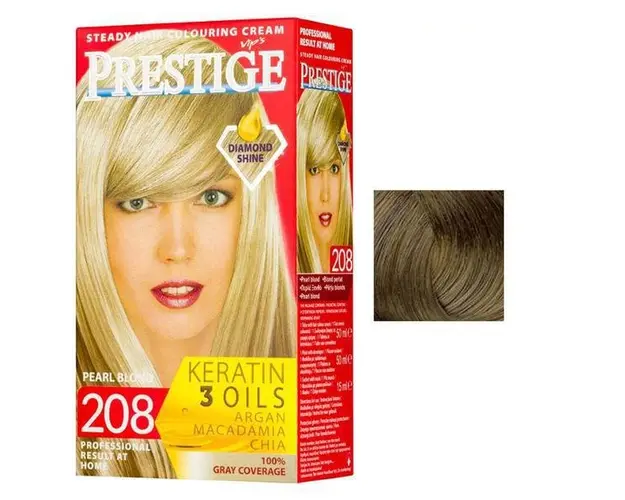 Vopsea pentru Par Rosa Impex Prestige, nuanta 204 Dark Blonde