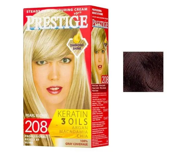 Vopsea pentru Par Rosa Impex Prestige, nuanta 223 Dark Mahogany