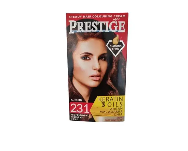 Vopsea pentru Par Rosa Impex Prestige, nuanta 231 Auburn